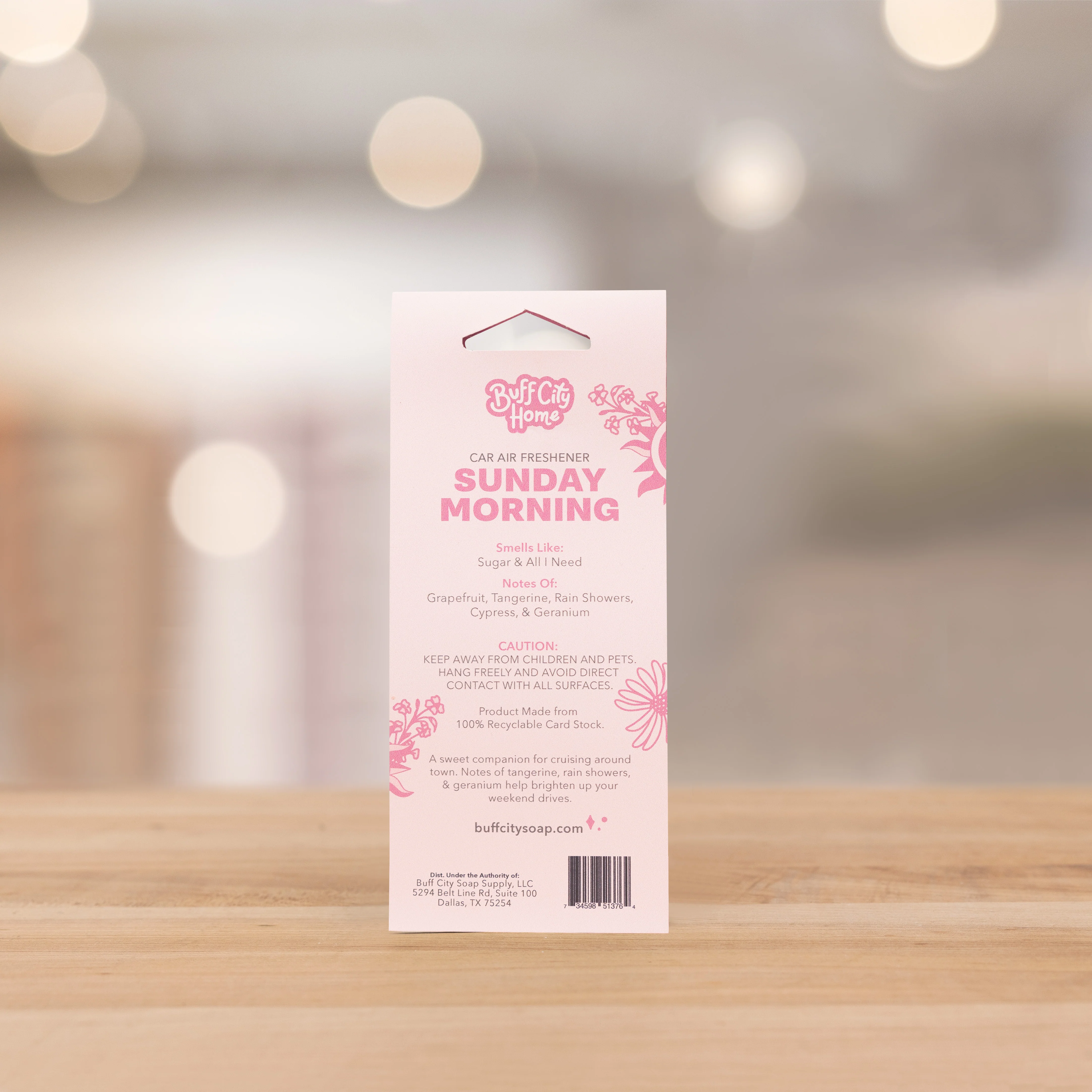 Sunday Morning Car Air Freshener - Image 2