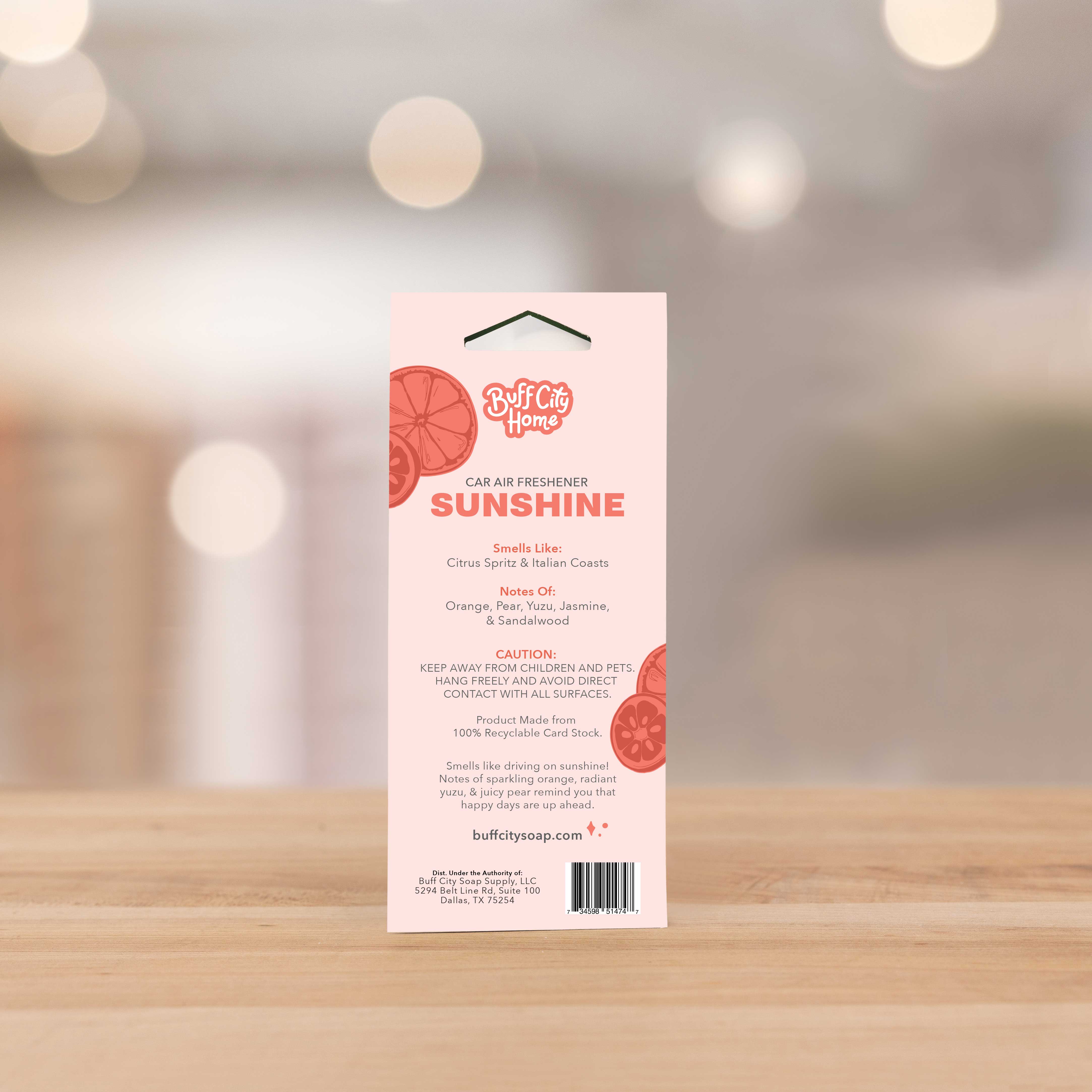 Sunshine Car Air Freshener - Image 2